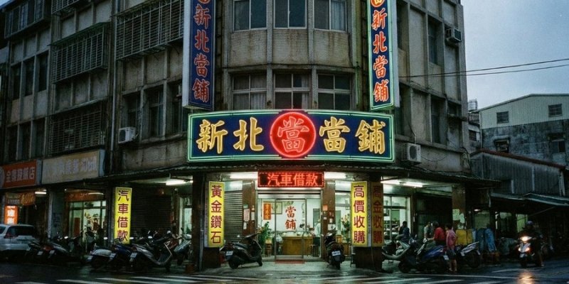 新北當鋪該找誰？合法判斷、流程、熱門方案，安心借款不踩雷