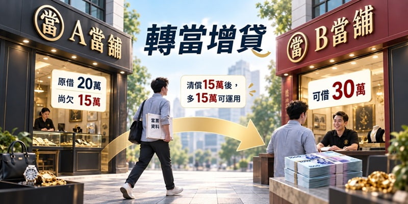 轉當增貸要注意什麼？一篇看懂適合對象、申請流程與潛在風險